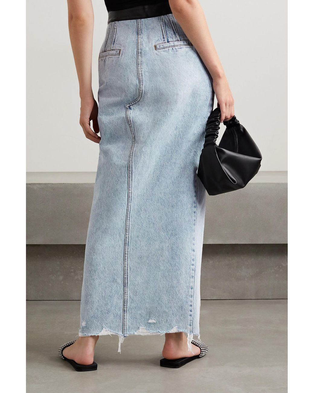 Alexander Wang Leather-trimmed 