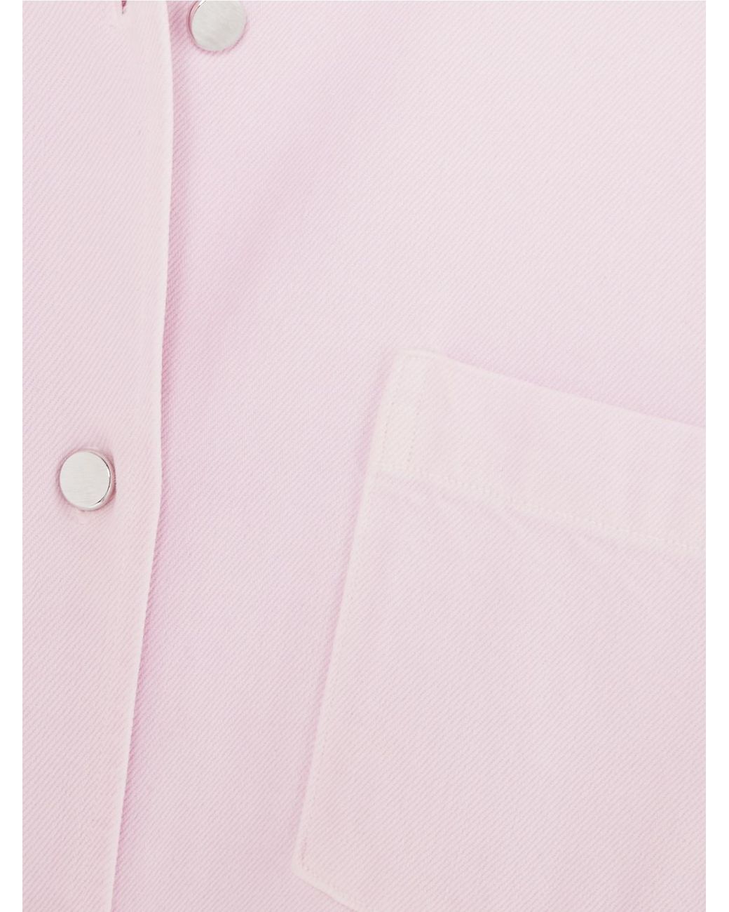 Agolde Pink Maria Mcmanus Oversized Organic Denim Shirt