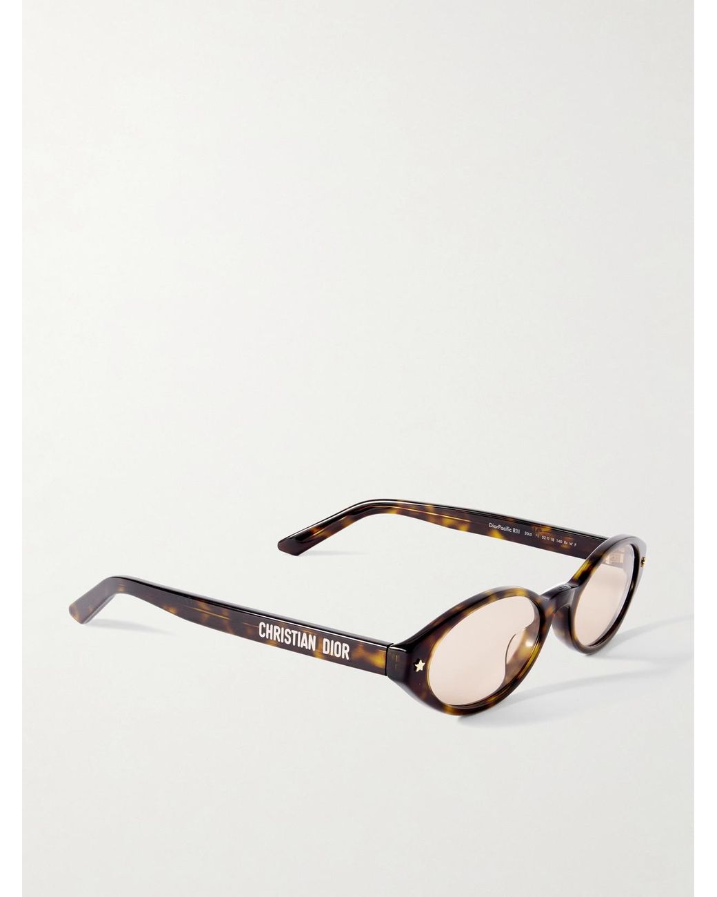 Dior Multicolor Diorpacific R1I Oval-Frame Acetate Sunglasses