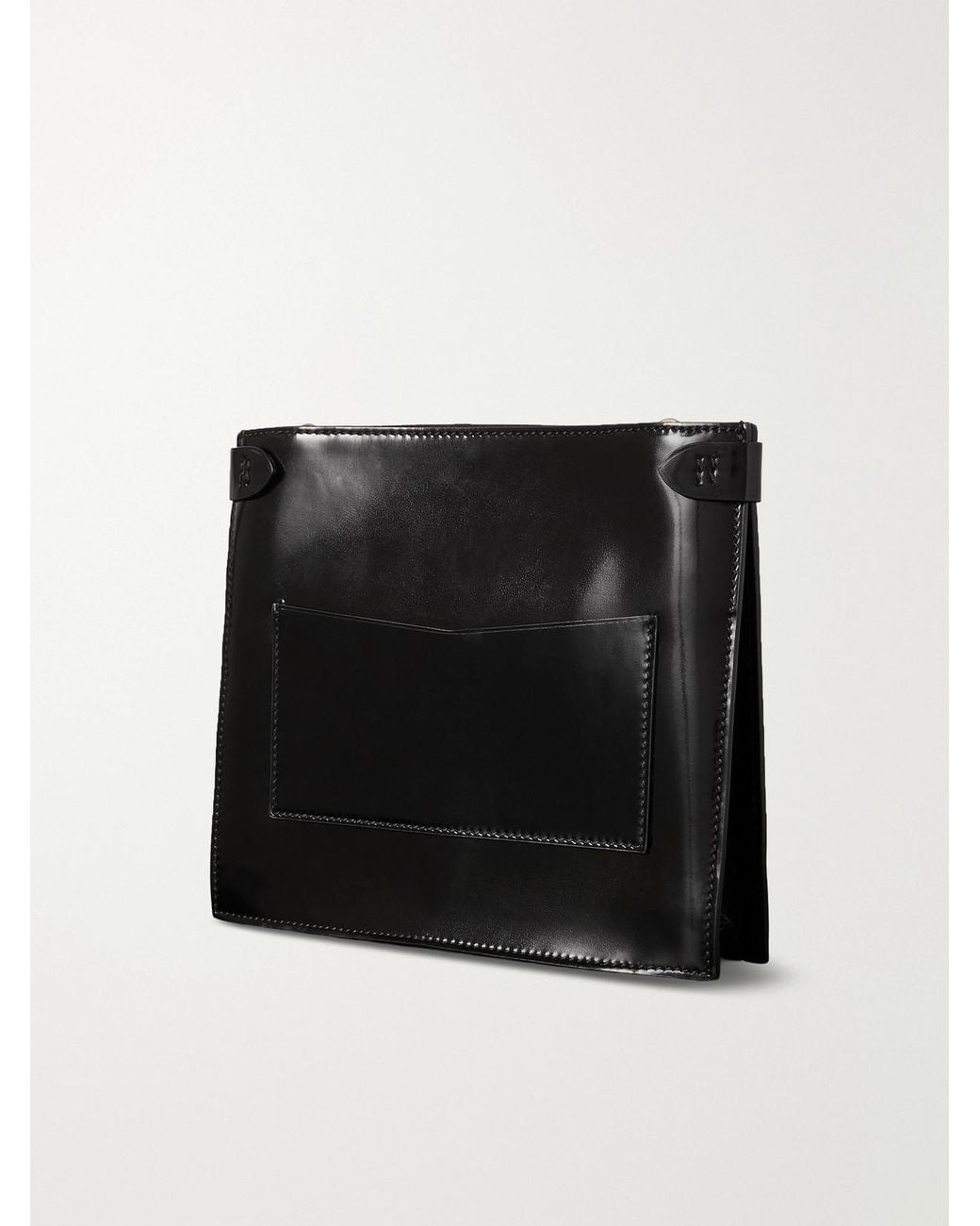 Metier Black Fernando Jorge Stowaway Embellished Patent-Leather Shoulder Bag