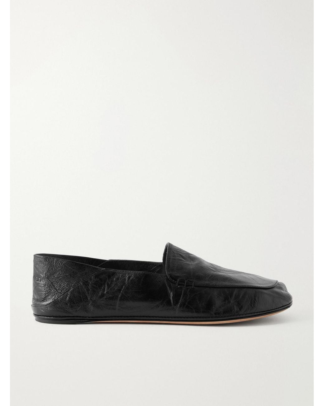 Calvin Klein Black Vela Leather Loafers