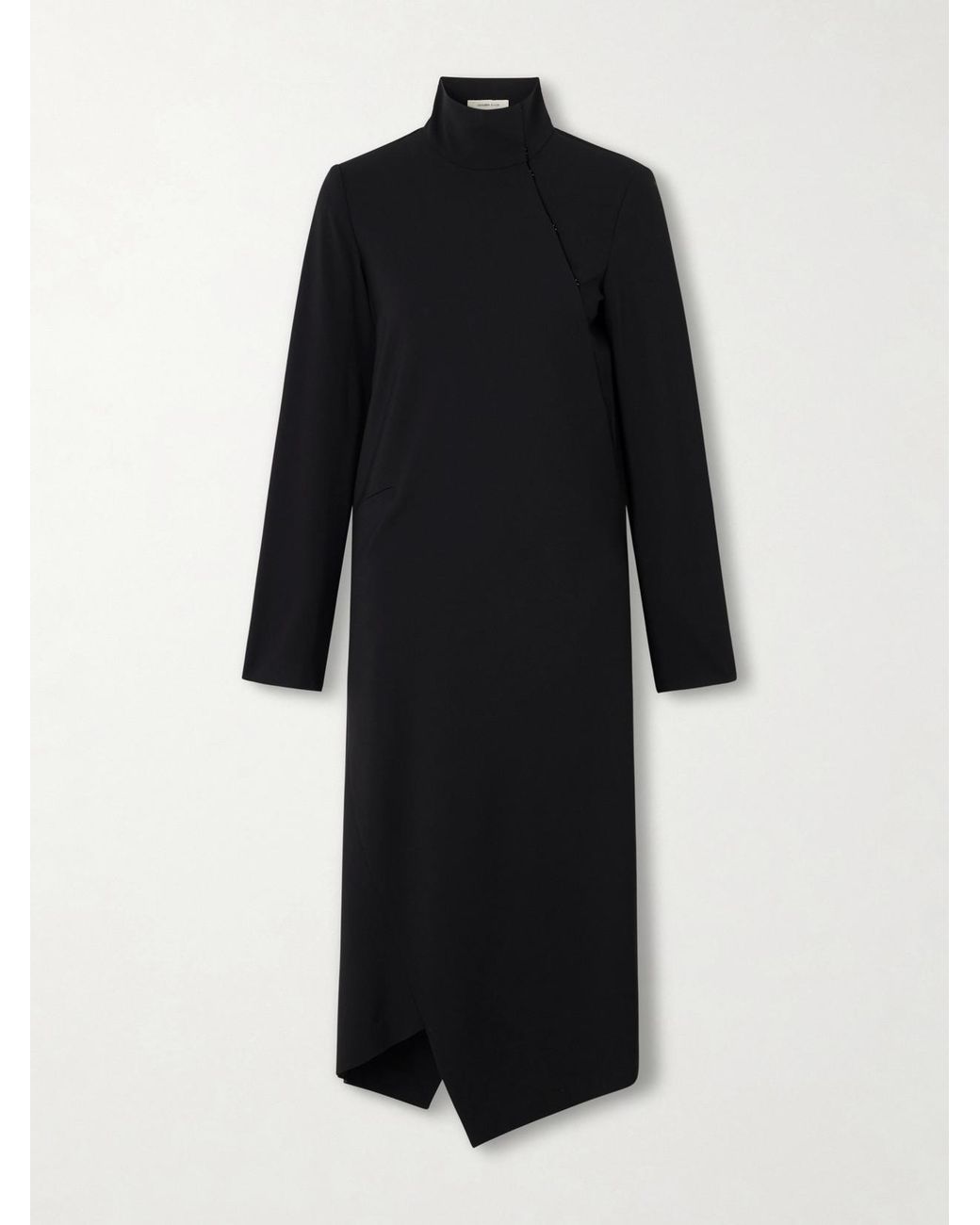 Colleen Allen Black Twist Stretch-Crepe Jacket