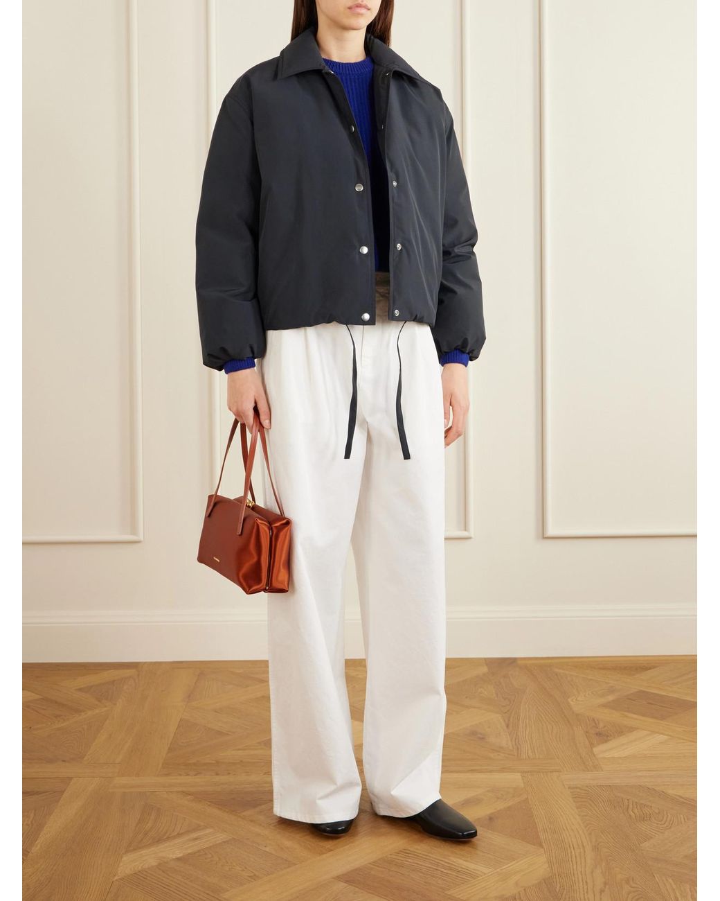 Jil Sander Blue Shell Down-Blend Jacket