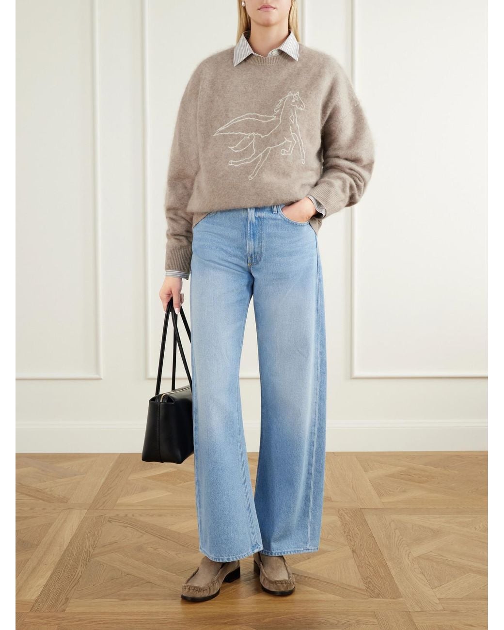 Mother Natural The Biggie Cashmere And Wool-Blend Sweater