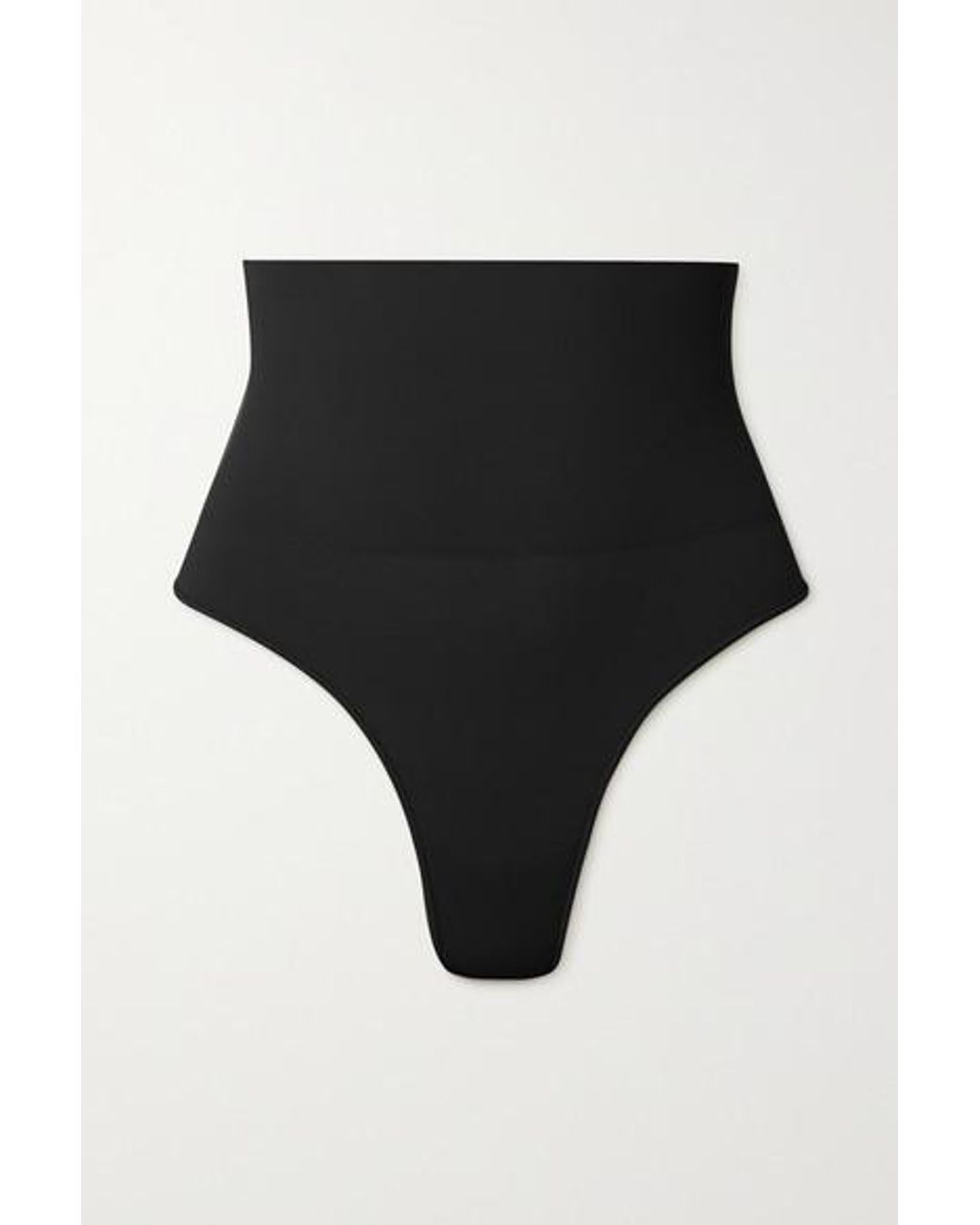 Skims Synthetic Core Control Thong in Black - Lyst