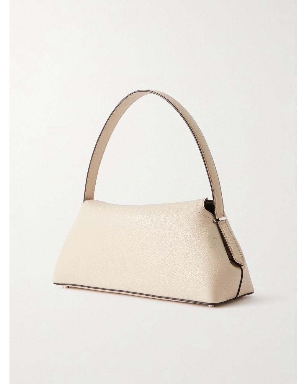 Totême Natural T-Lock Leather Shoulder Bag