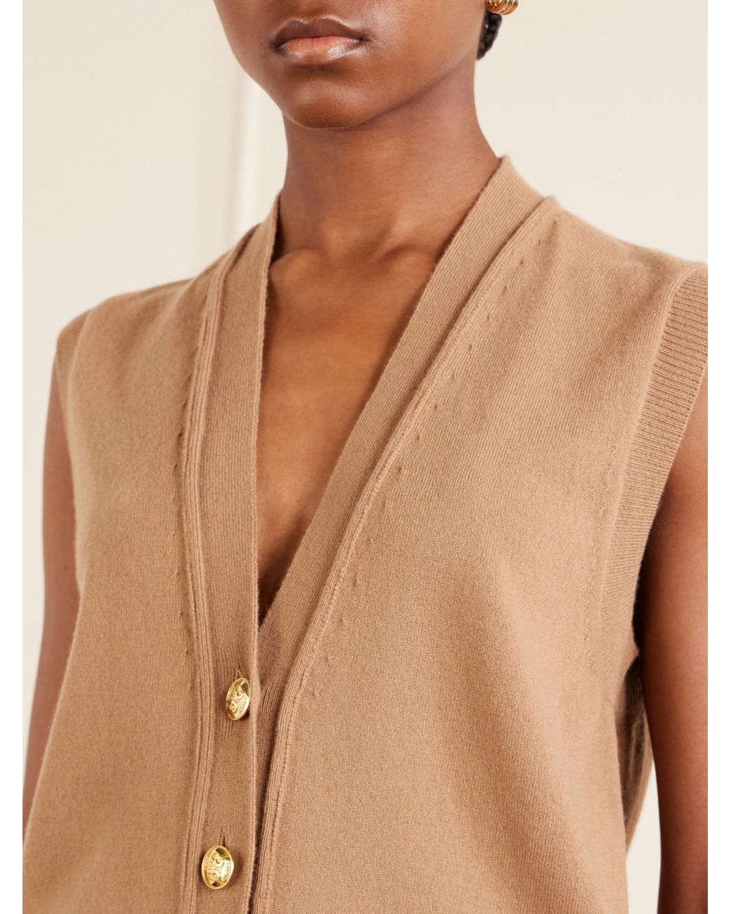 Blazé Milano Brown Highland Wool And Cashmere-Blend Vest