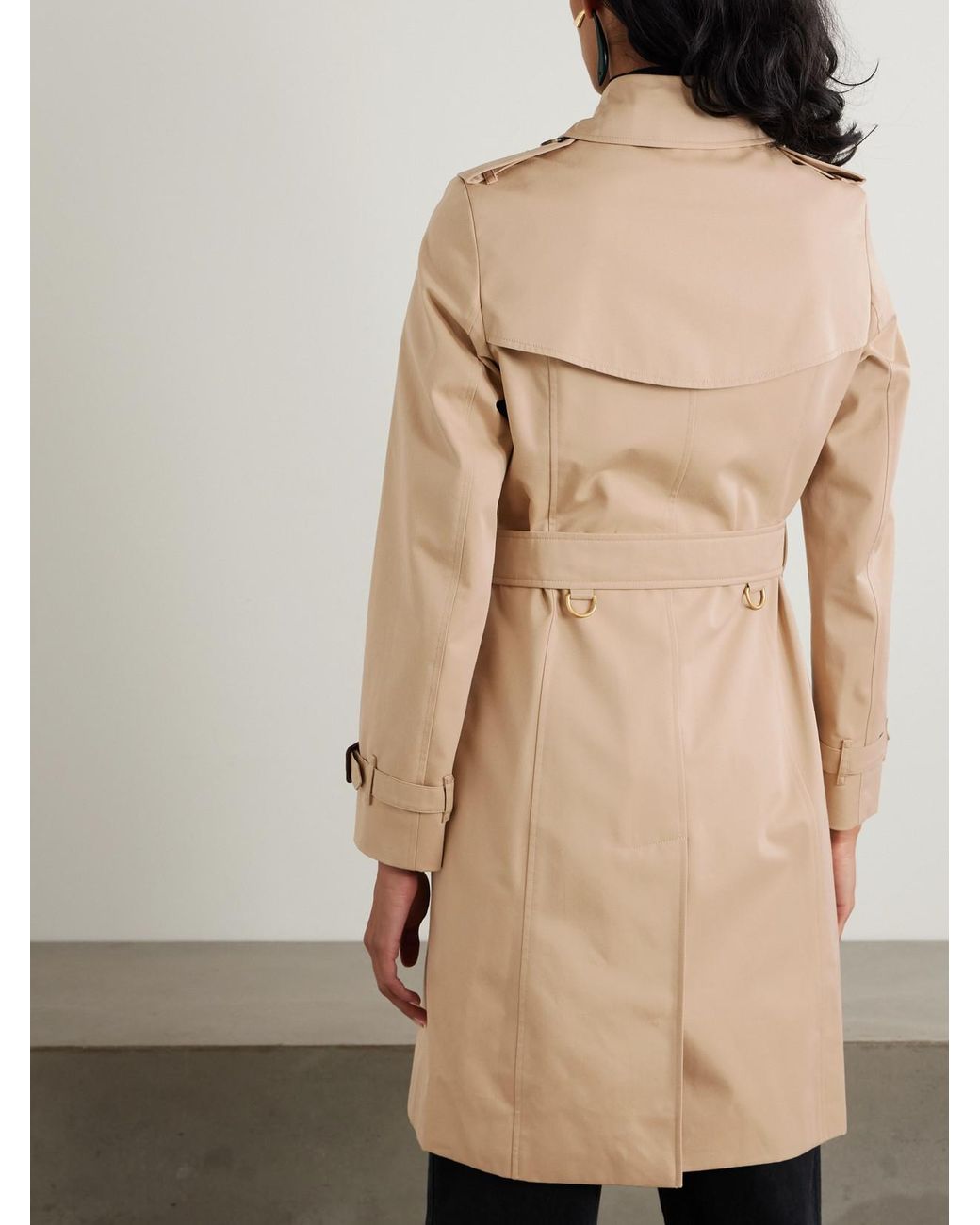 Burberry Natural Chelsea Organic Cotton-Gabardine Trench Coat