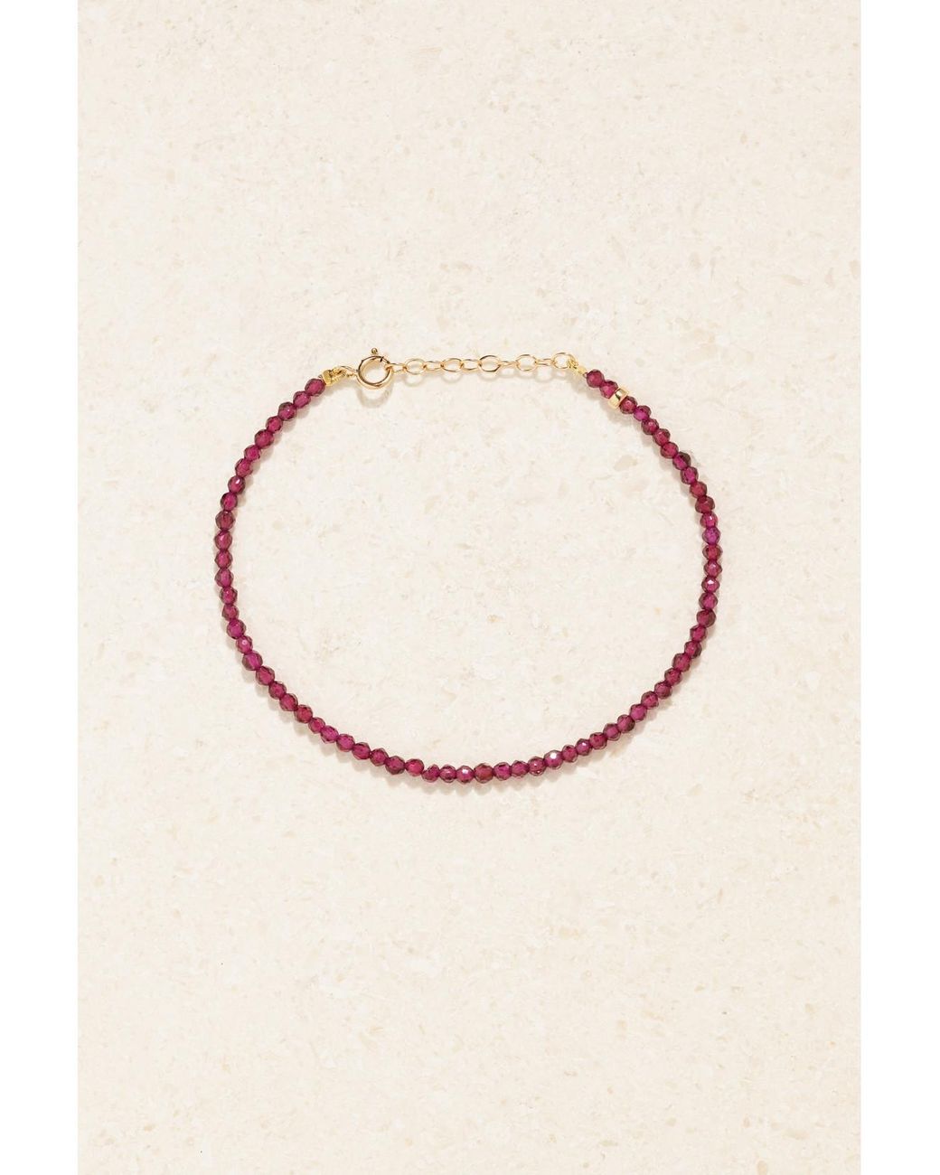 JIA JIA White Net Sustain Birthstone 14-Karat Beaded Bracelet