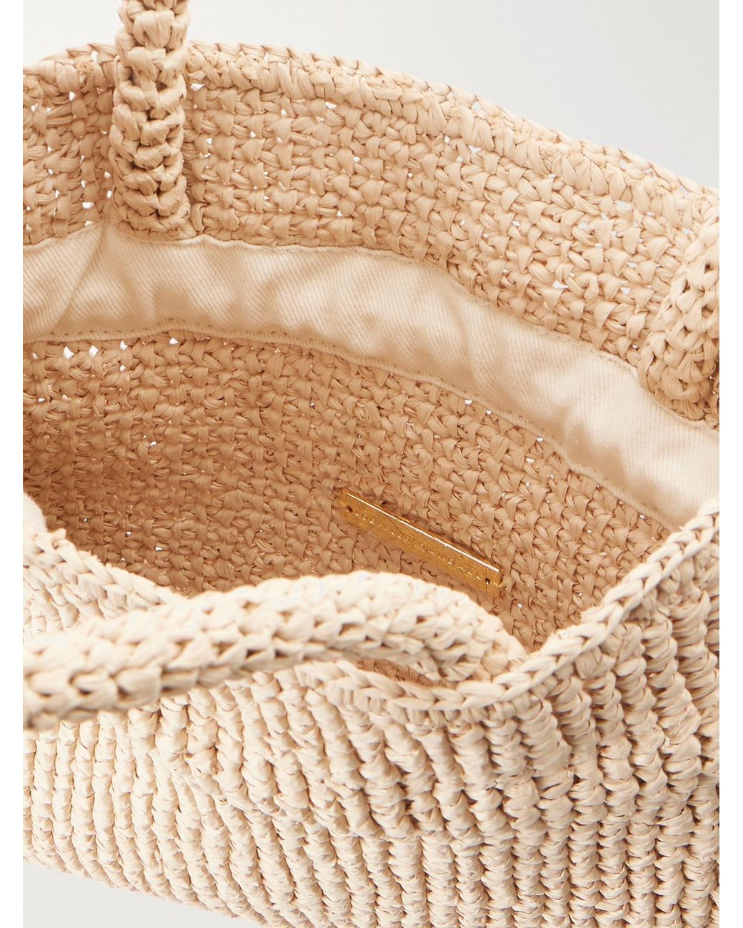 Loeffler Randall Natural Kylie Woven Raffia Pouch