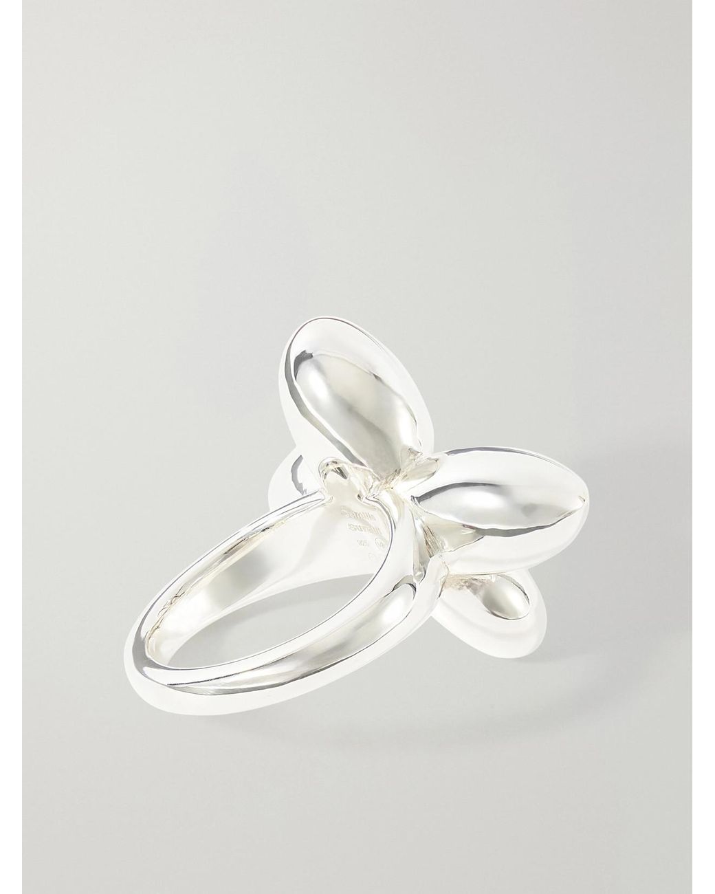 Camille Surault White Rosemarie Sterling Ring