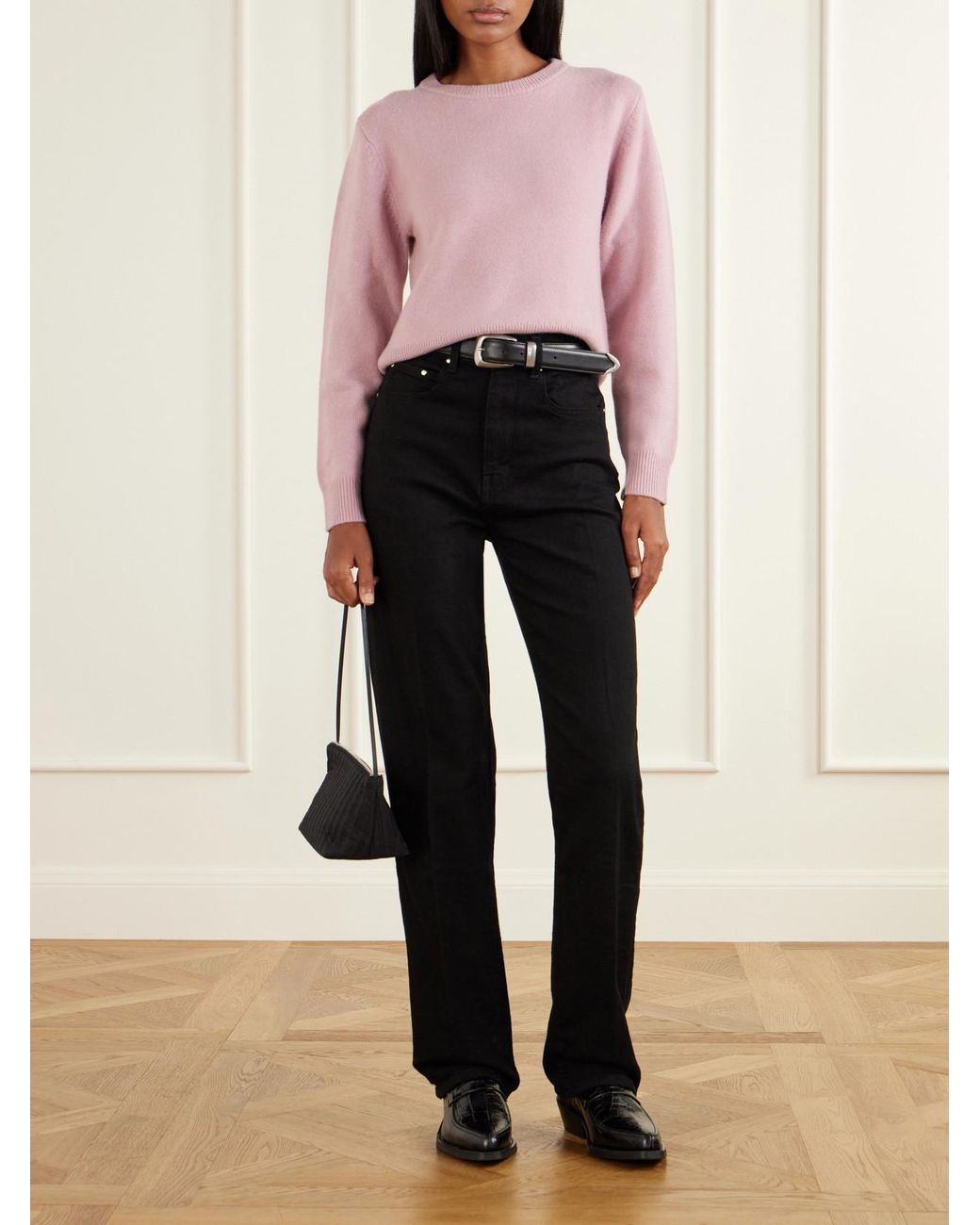 OSSOU Blue Flex Stretch High-Rise Straight-Leg Jeans