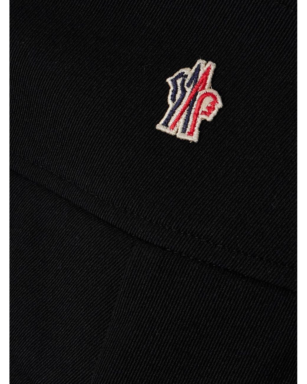 Moncler Black Stretch Polyester Blend Pant