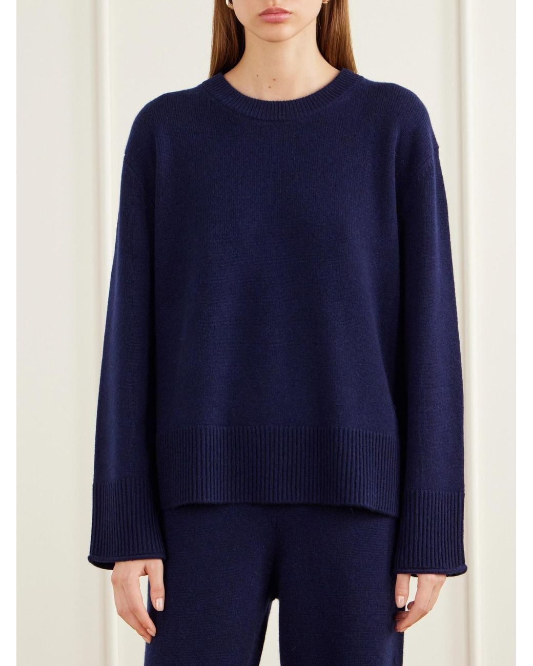 James Perse Blue Cashmere Sweater