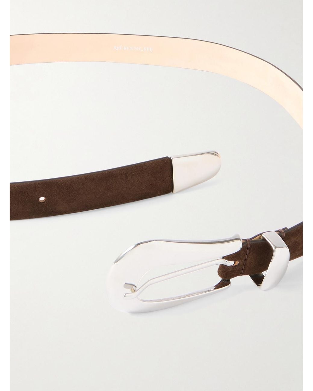 DEHANCHE Brown Colette Suede Belt