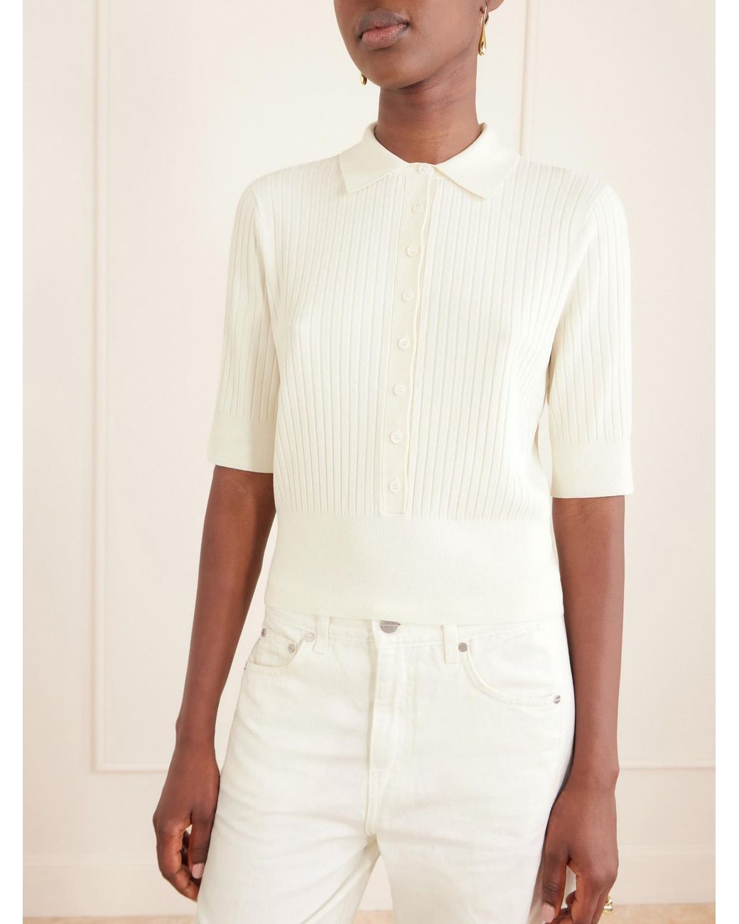 Twp Natural Ribbed Jersey Shirt