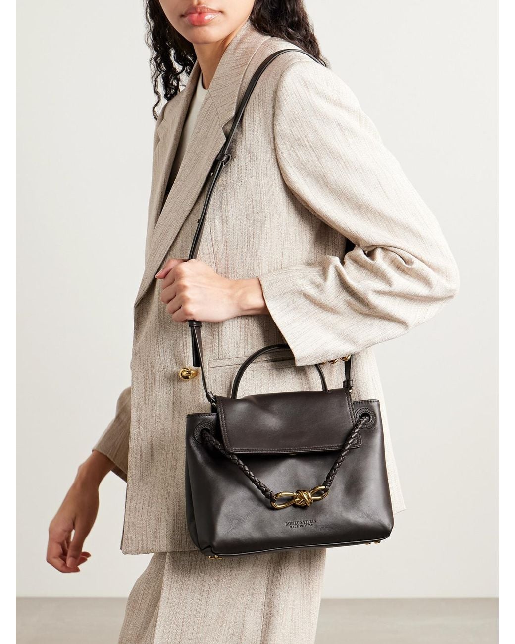 Bottega Veneta Black Ciao Ciao Small Leather Tote