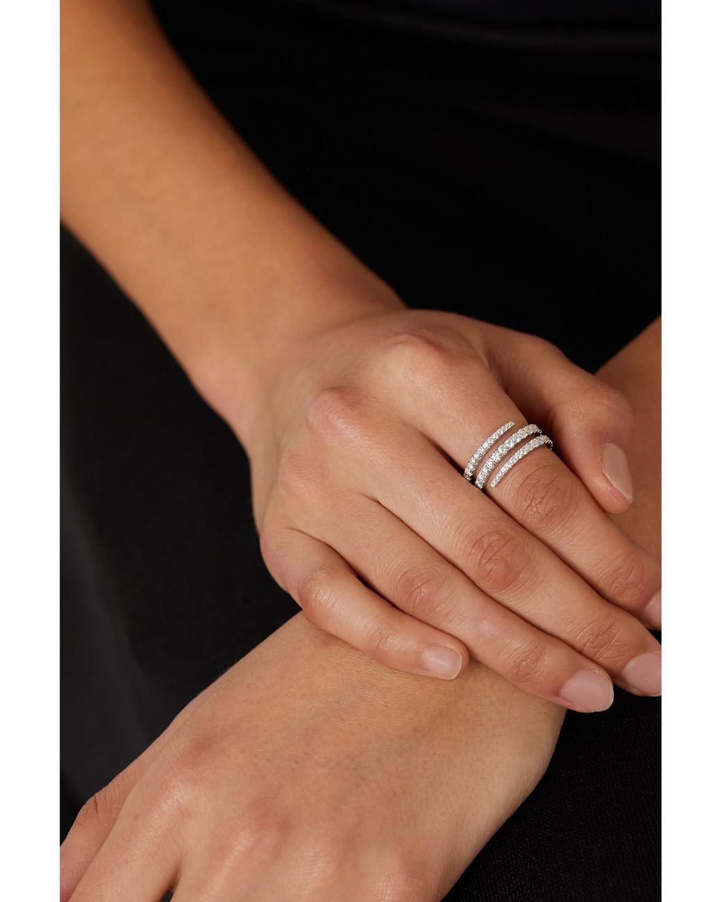 Anita Ko Metallic Coil 18-Karat Diamond Ring