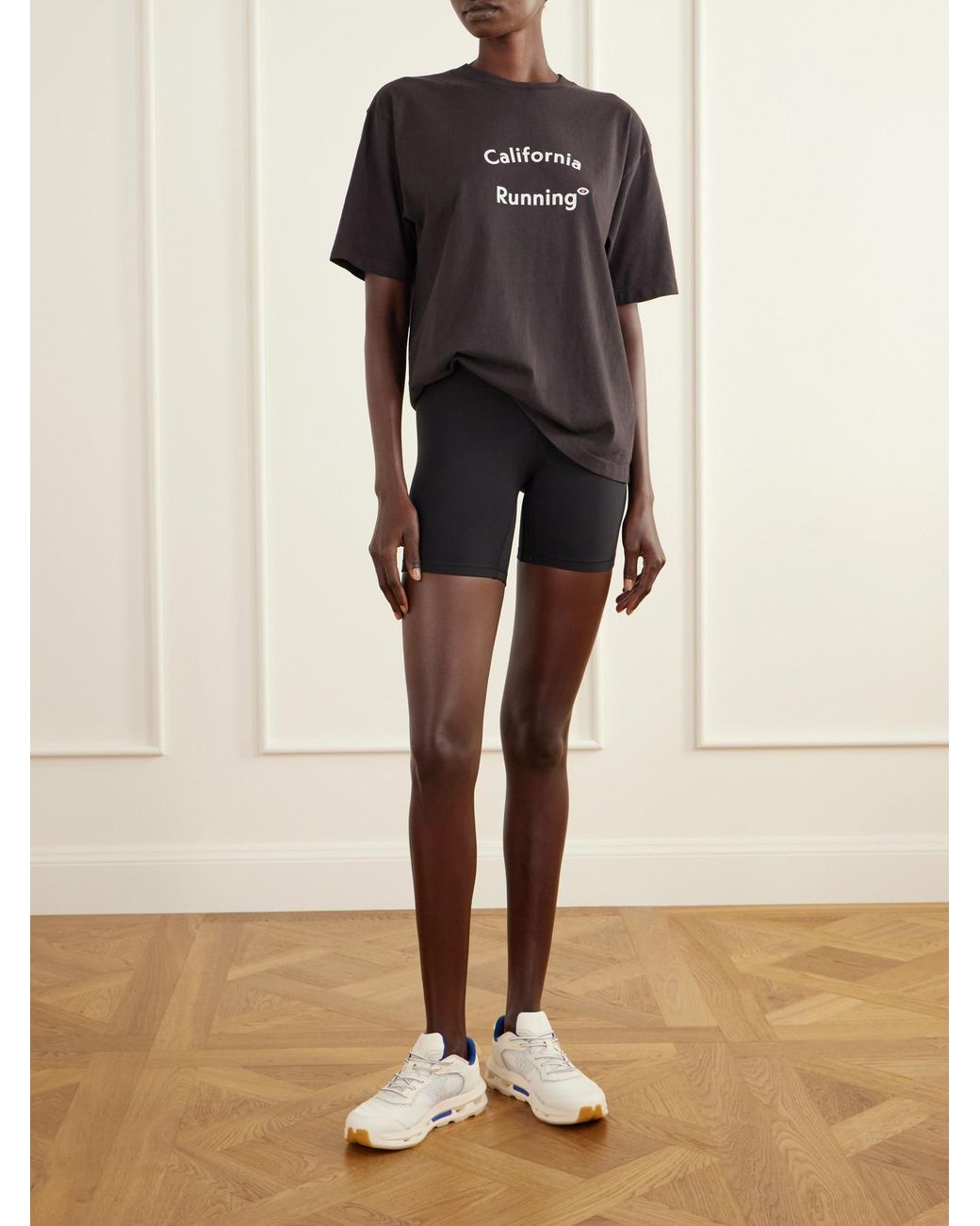 District Vision Black California Printed Cotton-Jersey T-Shirt