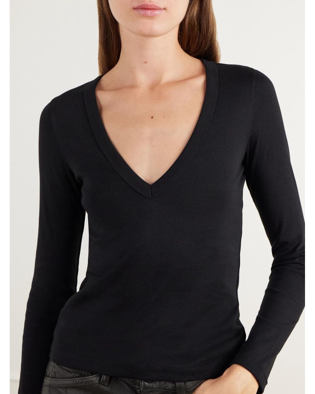 Flore Flore Blue Dewi Organic Cotton-Jersey T-Shirt