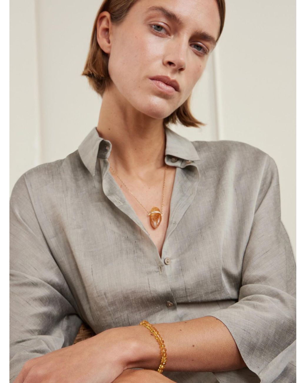 JIA JIA Metallic Oracle 14-Karat Citrine Bracelet