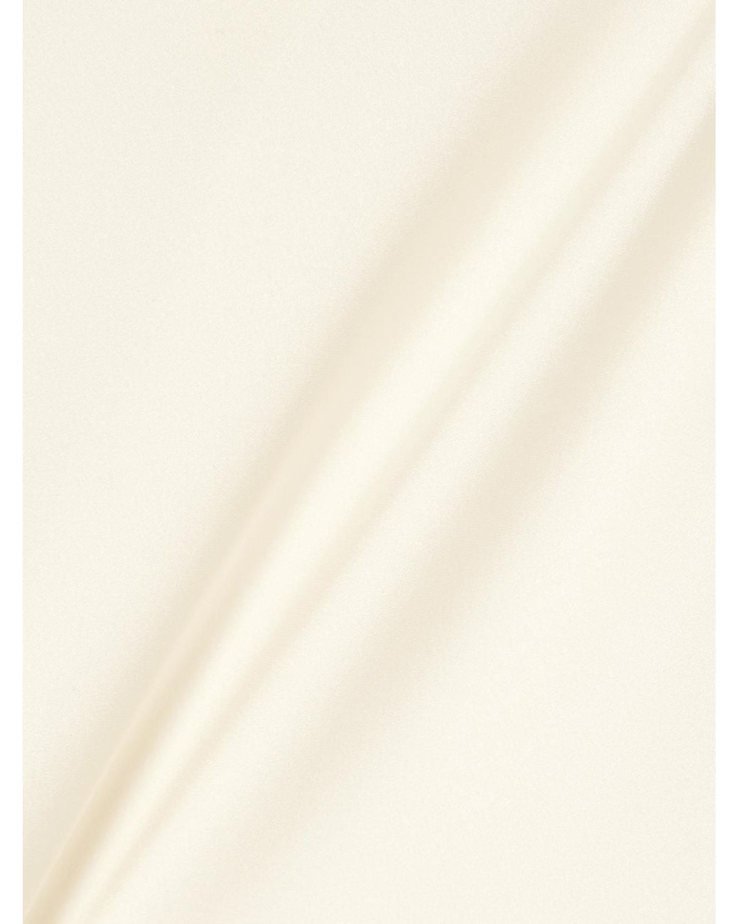 Allude Natural Stretch-Silk Satin Midi Skirt