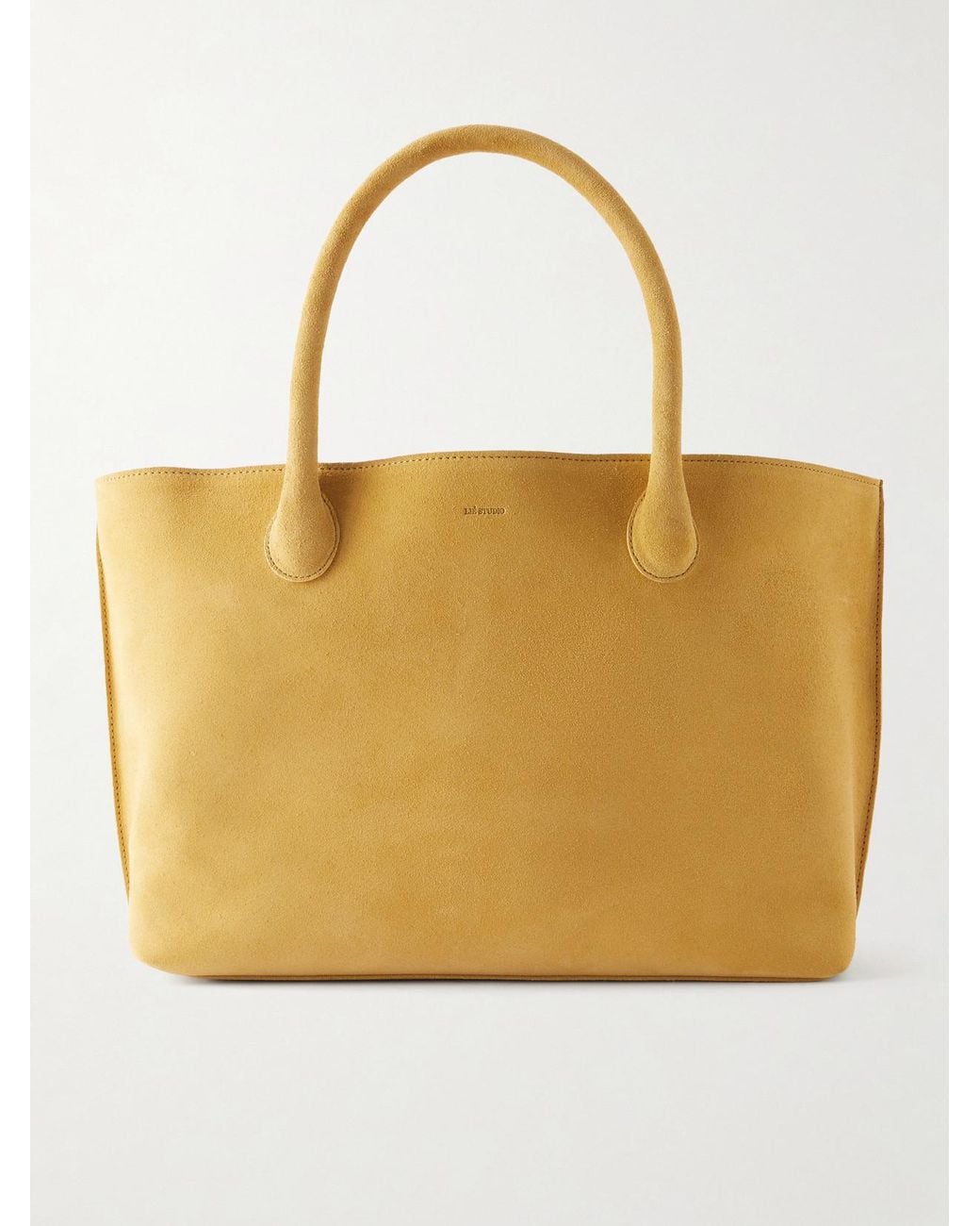 LIE STUDIO Natural The Grace Suede Tote