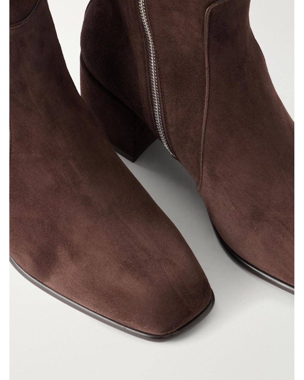Jimmy Choo Brown Eliot 45 Suede Ankle Boots