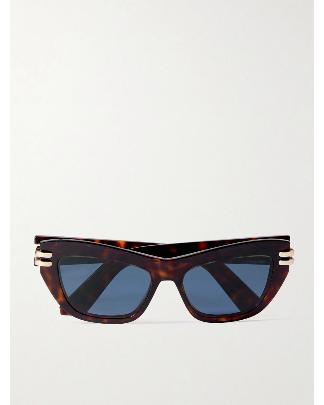 Dior Blue Cdior B2U Cat-Eye Tortoiseshell Acetate Sunglasses