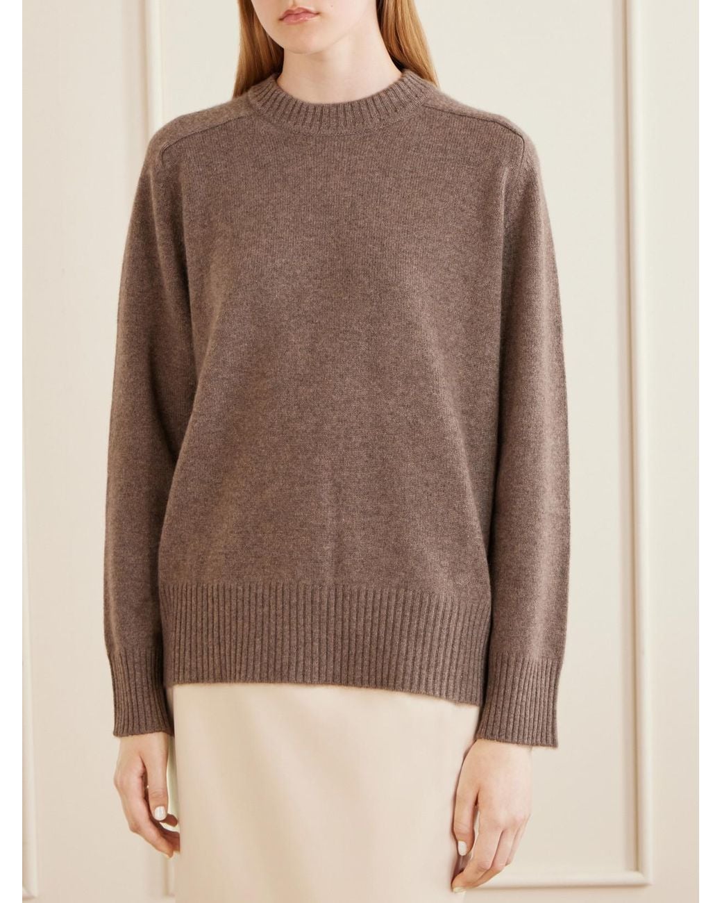 Loulou de Saison Brown Baltra Cashmere Sweater