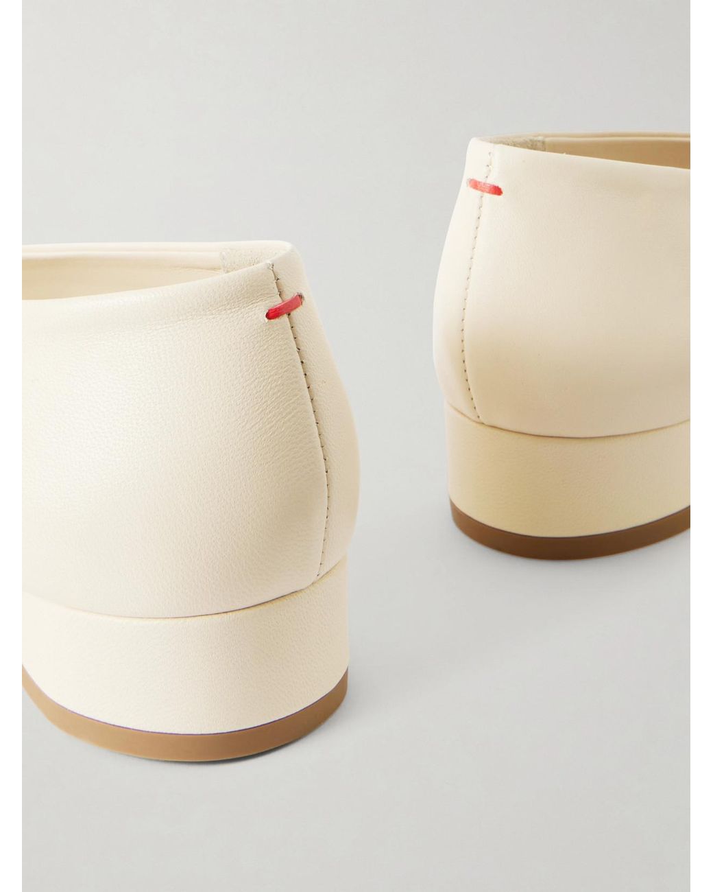 Aeyde Natural Delia Leather Pumps