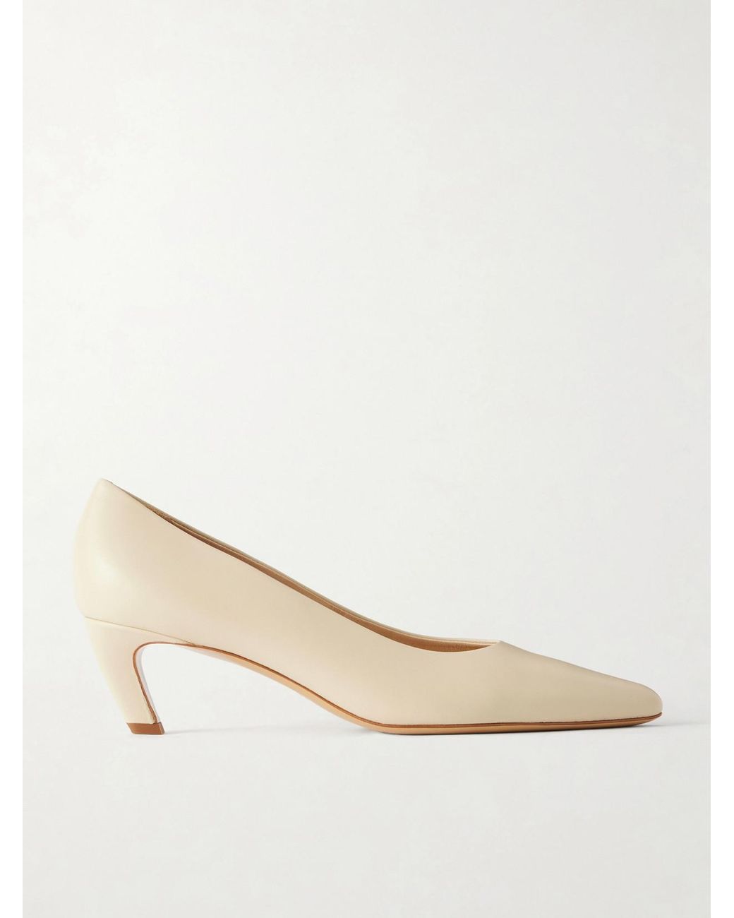 Gabriela Hearst Natural Peggy 50 Leather Pumps