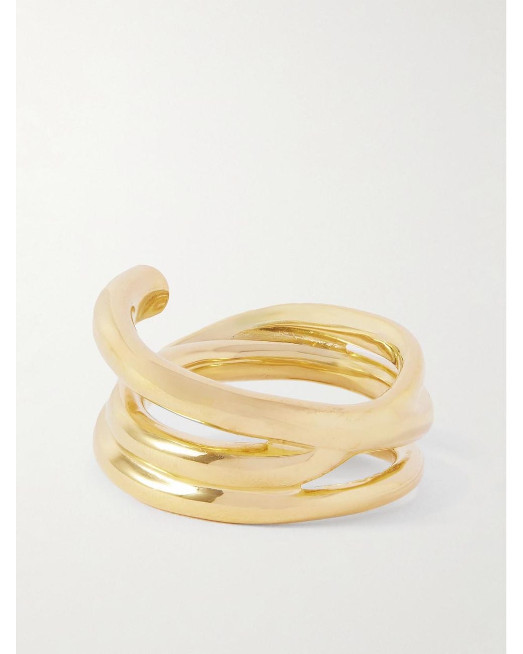 COMPLETEDWORKS Natural Plated Recycled Cubic Zirconia Ring