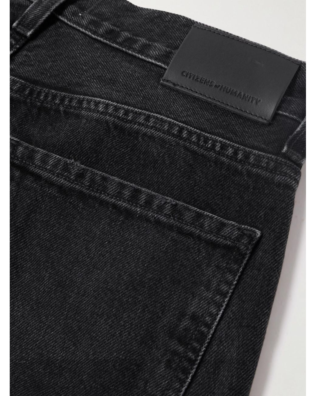 Citizens of Humanity Black Annina High-Rise Wide-Leg Jeans