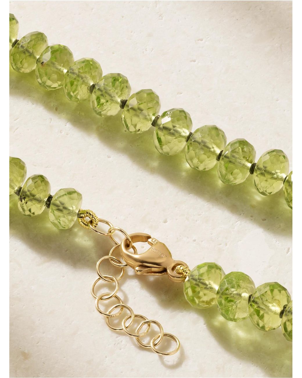 JIA JIA Metallic Oracle 14-Karat Peridot Bracelet