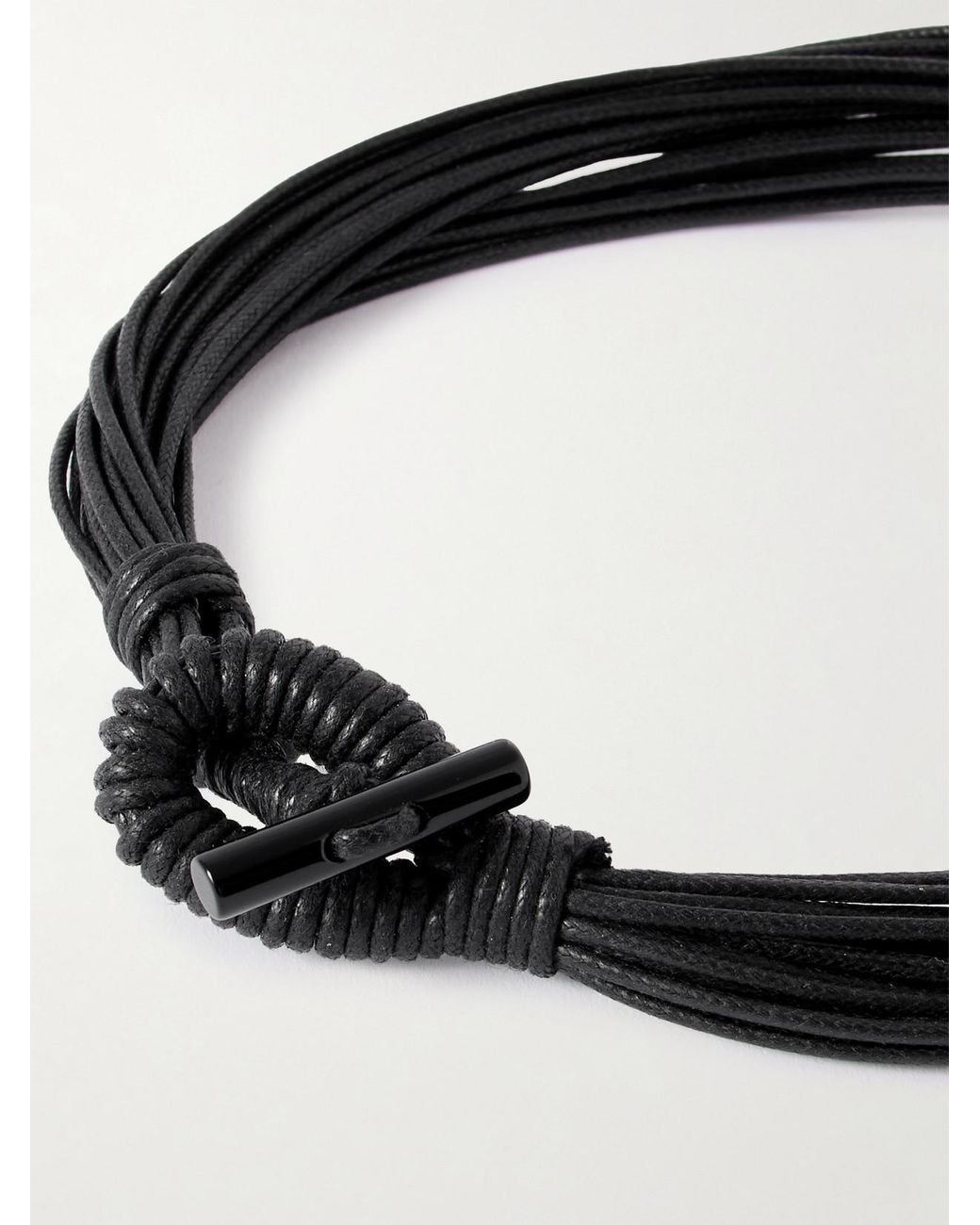 Le Sundial Black Sculptural Pearl, Onyx And 18-Karat Cord Necklace
