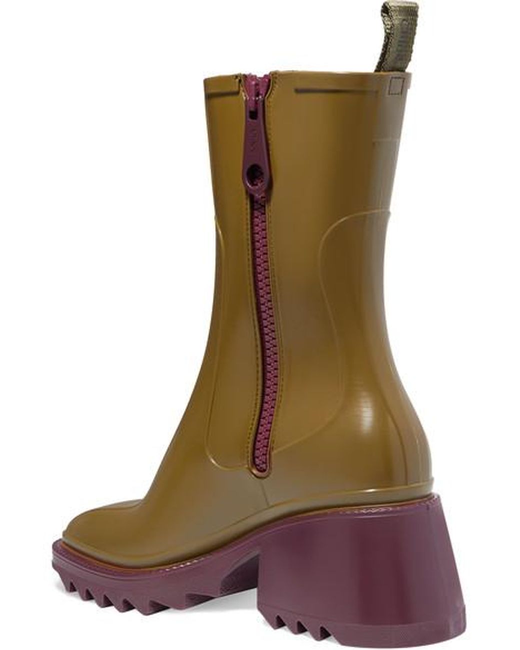 Chlo Betty Two tone Rain Boots in Green Lyst