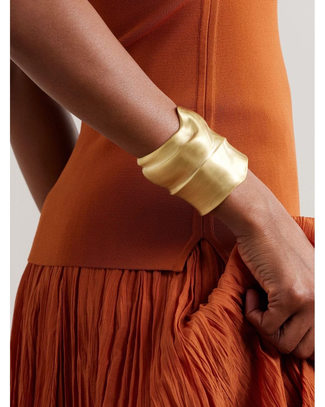 COMPLETEDWORKS Natural Pool-Plated Cuff