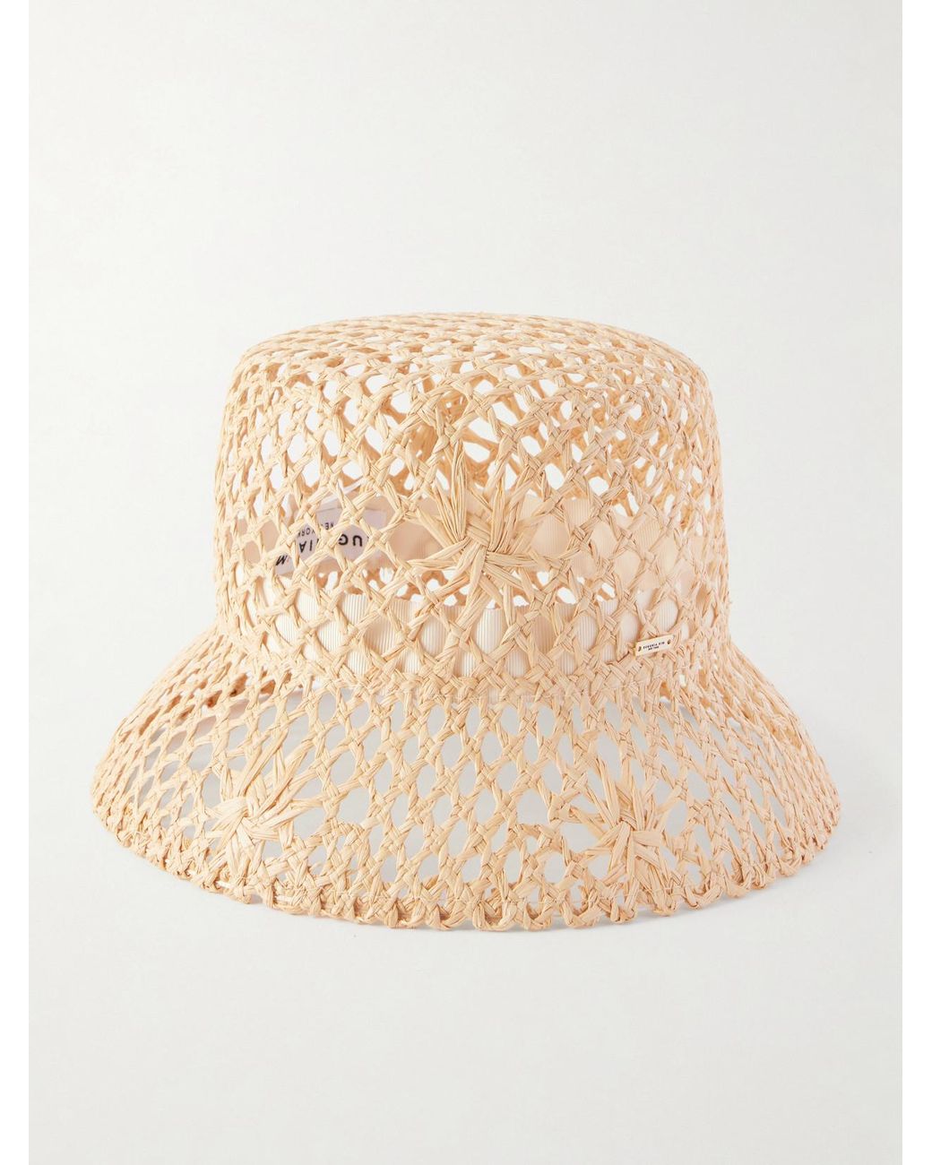 Eugenia Kim Natural Jonah Raffia Bucket Hat