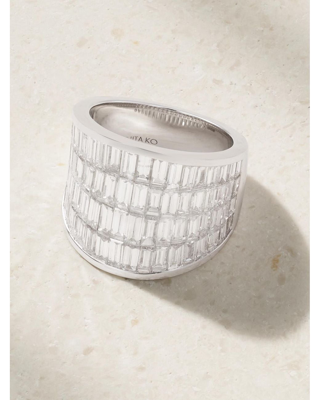 Anita Ko Natural Galaxy 18-Karat Diamond Ring