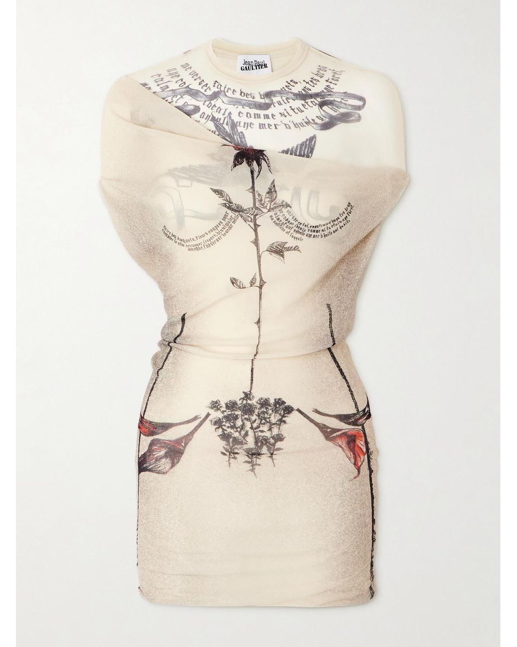 mini dress with long puff sleeves Zimmermann Jacaranda Patience Lace Long Sleeve Mini Dress