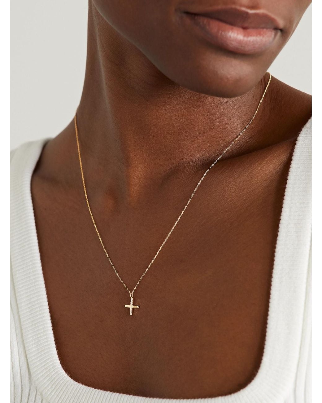 Melissa Joy Manning Natural X Marks The Spot 14-Karat Recycled Necklace
