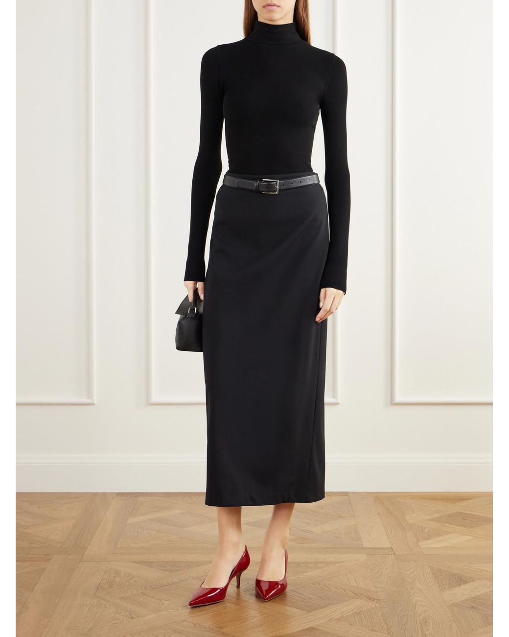 Gianvito Rossi Red Gianvito 55 Patent-Leather Pumps