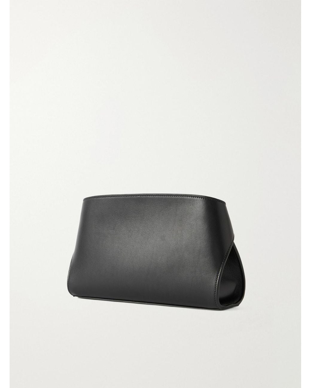 Ferragamo Black Hug Embellished Textured-Leather Shoulder Bag