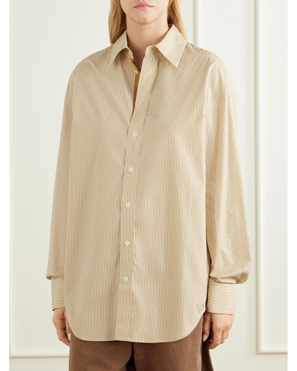 Kallmeyer Natural Dani Cotton Poplin Shirt