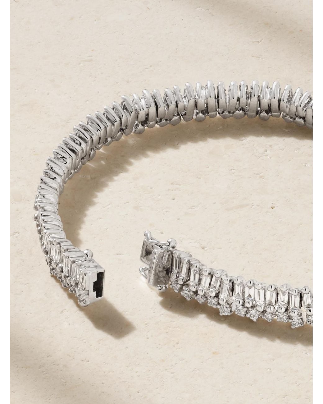 Suzanne Kalan Natural 18-Karat Diamond Bracelet