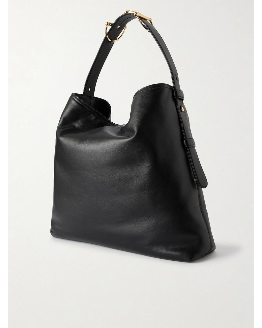 Gucci Black Beatrix Maxi Embellished Leather Tote Bag