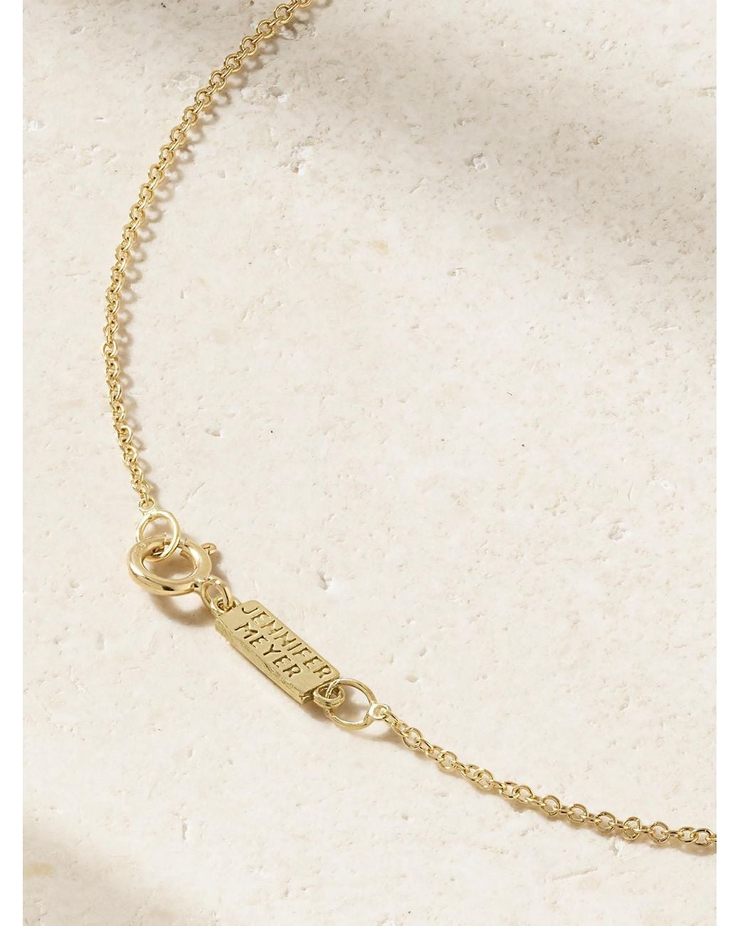 Jennifer Meyer Natural Good Luck 18-Karat Diamond Necklace