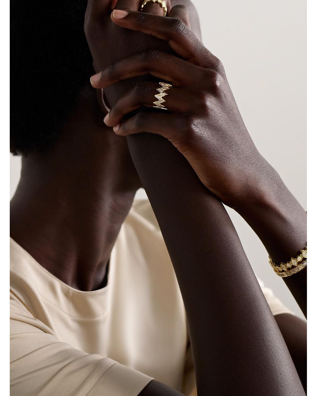 KOLOURS JEWELRY Natural Creo 14-Karat Diamond Ring