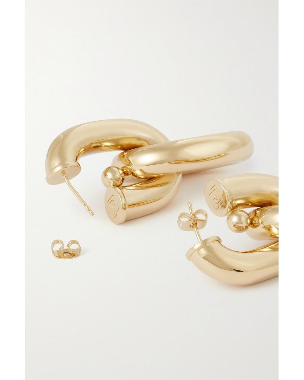 Rabanne Metallic Tone Earrings